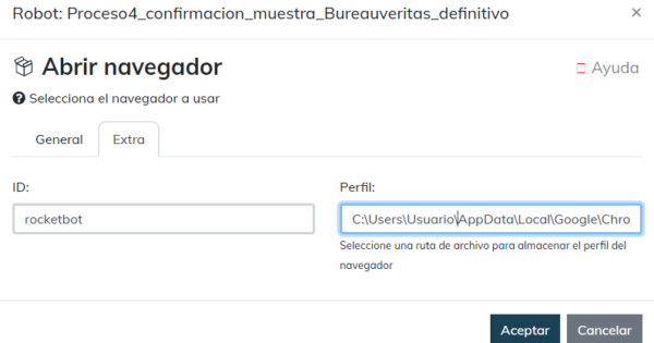 Como abrir chrome con perfil de chrome - Rocketbot Forum