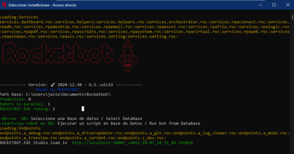 Error LOCALHOST ROCKETBOT - Rocketbot Forum
