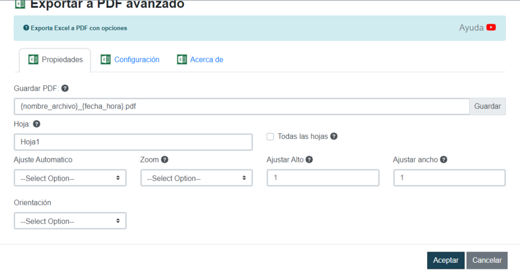 No funciona el mod de Exportar a PDF Avanzado - Rocketbot Forum
