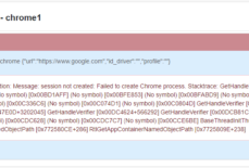 ERROR – EXCEPTION IN ( rpaweb, L_416 «»): SessionNotCreatedException: Message: session not created: Failed to create Chrome process