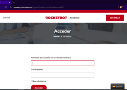 Without access to Academy Rocketbot and its courses